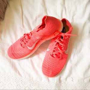 Neon Pink Nike Fly Knits